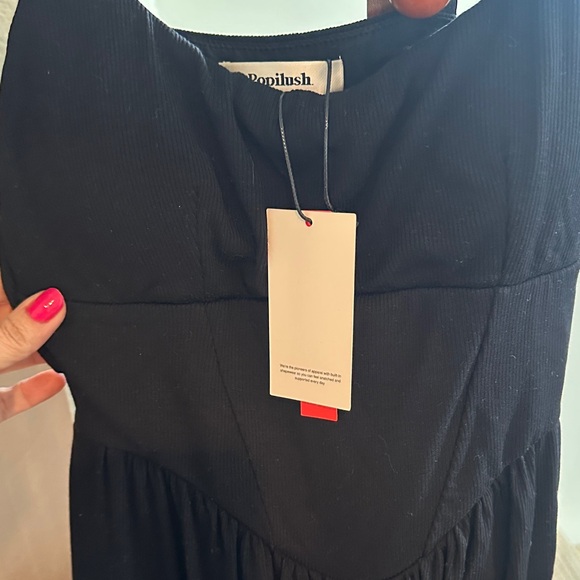 Black Women's romper NWT - Picture 2 of 10